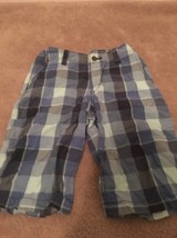 Arizona Boys Multicolor Plaid Shorts Pockets Size 14 - $33.66