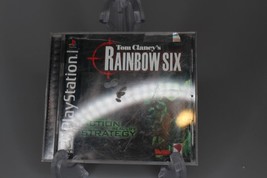 Tom Clancy&#39;s Rainbow Six Sony PlayStation PS1 1999 Complete Black Label - $8.90