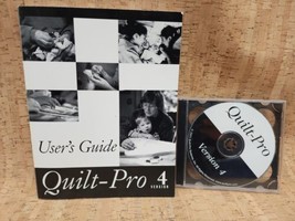 Quilt Pro Systems Version 4 Users Guide Workbook and CD 2001 - $79.19