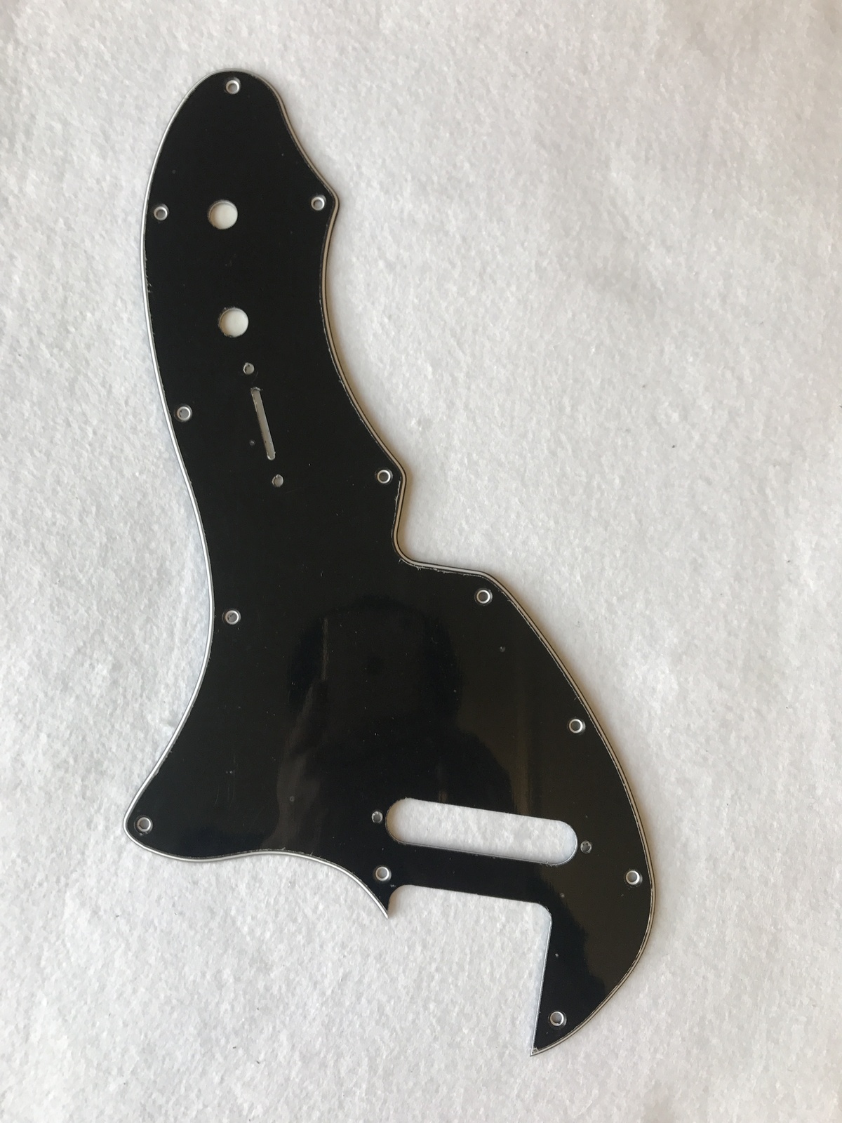 Fits 69 Telecaster Tele Thinline Re-Issue Style Guitar Pickguard 3 Ply Black