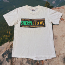 Vtg A Evening With Sheryl Crow Sep 2nd 99 T-shirt Size Men&#39;s XL Kennett ... - £35.10 GBP