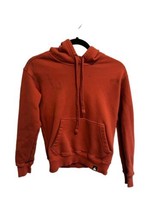 AMERICAN GIANT Womens Hoodie Sweatshirt Orange Pullover Heavyweight Sz X... - $23.99