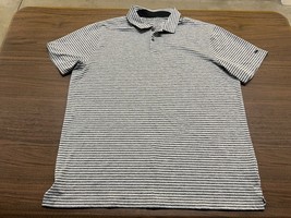 Nike Tiger Woods Vapor Dry Stripe Gray Polo Shirt - XL - BQ6722-010 - $24.99