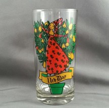 Twelve Days of Christmas 12oz Glass 11th Day Eleven Ladies Dancing 5-5/8" - $14.40
