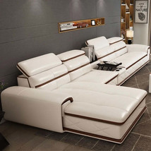 2020 new dubai furniture  sectional luxury and modern corner leather living room - £2,937.25 GBP