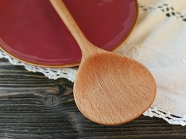 Handmade Simple Cooking Wooden Spoon Universal Kitchen Spoon - £39.96 GBP