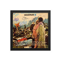 Signed original &quot;Woodstock&quot; soundtrack album Reprint - £58.99 GBP