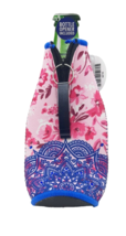 Ninc Rhinestone Floral Design Neoprene Insulated 12 OZ Bottle Cooler - $9.89