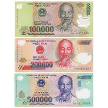 Vietnamese Vietnam Dong 800000 800,000 (VND)  Banknotes CIRCULATED - $60.60