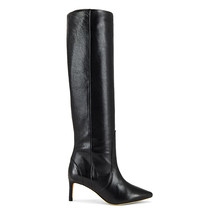 size 35-43 Women Genuine Leather Knee High Boots Pointed Toe Thin Heel Slip On P - £96.93 GBP