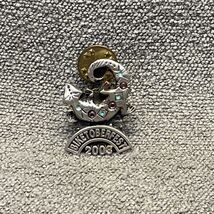 Vintage Biketoberfest 2003 Gecko Hat Lapel Pin Bike Motorcycle Week Rall... - $9.89