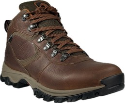Timberland Men&#39;s Brown Leather Waterproof Trail, Hiking Mid Boots SZ 10, A1J4H - £100.71 GBP