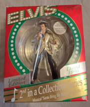 Carlton Cards 1996 Elvis - Ltd Ed - #2 in Series &quot;Santa Bring My Baby Ba... - £18.37 GBP