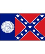 Georgia 1956-2001 Flag - 3x5 Ft - $19.99