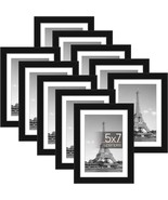 5x7 Picture Frame Set of 10 4x6 with or 5x7 Without Multi Photo Frames C... - £39.44 GBP