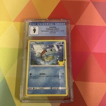 CGC 9 MINT Squirtle Promo McDonald&#39;s 25th Pokemon Card 17/25 NONHolo   -1 - £17.64 GBP