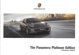 2013 Porsche PANAMERA PLATINUM EDITION brochure catalog US 13 4 - £9.82 GBP