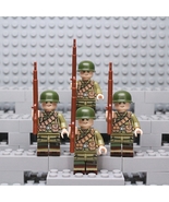 4pcs America Army WWII Soldiers Minifigures - $10.00