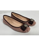 Kate Spade Shoes Women’s Size 6.5 Blush Rose Ballet Flats Bow Logo - $30.76