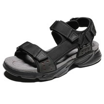 Soft Breathable Comfortable Hiking  Shoes Men Sandals Beach Leather Outdoor Non- - £65.33 GBP