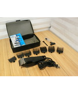 WAHL MC2 Adjustable Clippers Set with 1,2,3,4,5 7&amp;8 Combs, Case, Manual  - £29.65 GBP