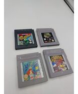 Lot of 4 Nintendo Gameboy Games Frogger, Little Mermaid, Casino, NFL Q C... - $37.61