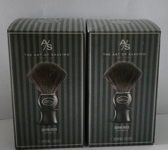2 A/S New York The Art of Shaving Brush Synthetic Bristles _Black* Sealed  - $20.90