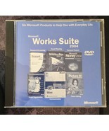 Microsoft Works Suite 2004 DVD-ROM PC Includes Key and Product Codes Sea... - $1,884.91 MXN