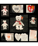 Rare Retired 1993 Ty Original Beanie Baby Valentino with Brown Nose and ... - $7,500.00