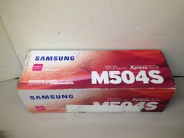 Genuine SEALED/NEW Oem Samsung M504S Magenta Toner Cartridge CLT-M504S - £46.64 GBP