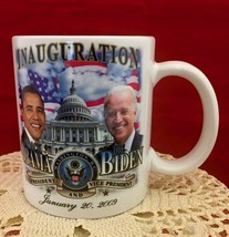 President &amp; Vice President Inauguration 11 Oz. mug Obama &amp; Biden January 20 2009 - $9.85