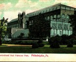 Horticultural Hall Fairmont Park Philadelphia Pennsylvania PA 1909 DB Po... - $3.91