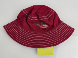 Gymboree Red Rainforest Adventure 2025 VTG Bucket Hat Bug Insect 6-12-18... - $14.84