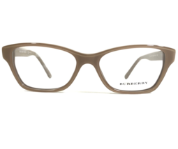 Burberry Eyeglasses Frames B 2144 3423 Brown Cat Eye Nova Check Arms 51-16-140 - £96.99 GBP