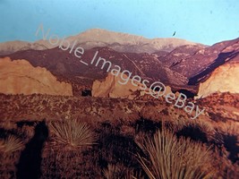 1950 Garden of the Gods Mountain Colorado Springs Glass Covered Kodachrome Slide - £4.26 GBP