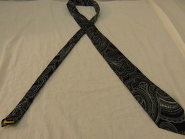 Donald J. Trump Signature Collection 100% Silk Black Paisley Tie Protect... - $38.69