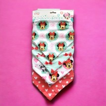 4 Pack Disney Minnie Mouse Bandana Bibs, Girls Shower Gift, Mickey C6 MP - $8.15 CAD