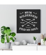 Framed Horizontal Poster - &quot;Into the Wilderness&quot; Quote - Nature Wanderlu... - £48.34 GBP+