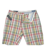 NEW! $80 Polo Ralph Lauren Shorts! Gray Blue Pink  3 Plaid Patterns  Fla... - $54.69 CAD