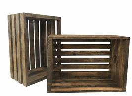 Mowoodwork set of 6 17x12x10 Pine Wood Crates - £118.48 GBP