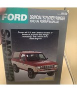 Chilton’s Ford Bronco II/ Explorer/Ranger 1983-1994 Repair Manual #8159 ... - $12.86