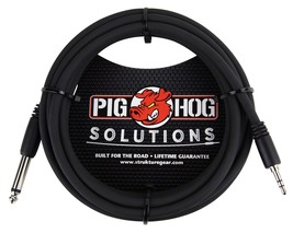Pig Hog PX-35T4M 3.5mm TRS to 1/4&quot; Mono Instrument Cable, 10 Feet - $16.33