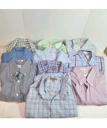 Peter Millar Long Sleeve Button Down Medium Lot Of 10 Shirts Bundle Golf... - £143.96 GBP