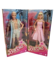 Barbie The Movie Ken &amp; Barbie Doll Set Mattel HPJ96 HPJ97 Surfboard New 2023 - £58.57 GBP