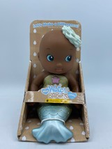 Wee Water Babies Aqua Mermaid with Flower NEW Just Play Doll Baby 8 Inch Gift - £14.75 GBP