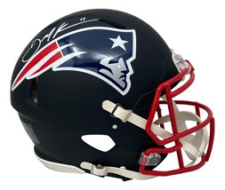 Julian Edelman Unterzeichnet New England Patriots FS Schwarz Authentic Gang Helm - £480.70 GBP