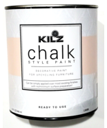 Kilz Chalk Style Paint Decorative For Upcycling Furniture Cameo Coral Quart - $27.99