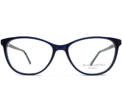 Bloom Optics Eyeglasses Frames AVA BLU Brown Blue Cat Eye Full Rim 56-17-140 - £23.42 GBP