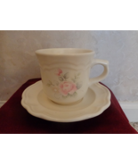 Pfaltzgraff Tea Rose Design Cup &amp; Saucer (#2447 - £12.57 GBP