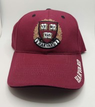 UNISEX Harvard Hat/Cap Crimson Six Panel Veritas 1636 Burgundy Adjustabl... - $14.99